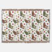 Weihnachtskränze Decke (Vorderseite)