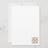 Weihnachtskränze Einladung (Rückseite)