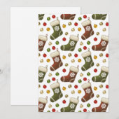 Weihnachtskränze Einladung (Vorne/Hinten)