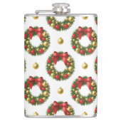 Weihnachtskränze Flachmann (Vorderseite)