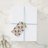 Weihnachtskränze Geschenkanhänger (Mit Garn)