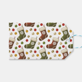 Weihnachtskränze Geschenkanhänger