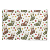 Weihnachtskränze Kissenbezug (Rückseite)