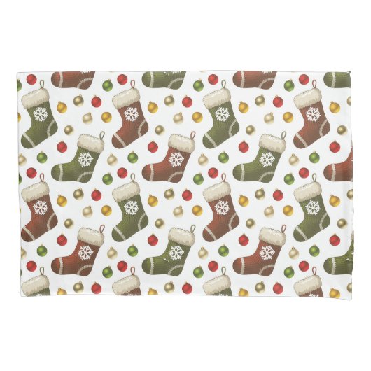 Weihnachtskränze Kissenbezug (Vorderseite)