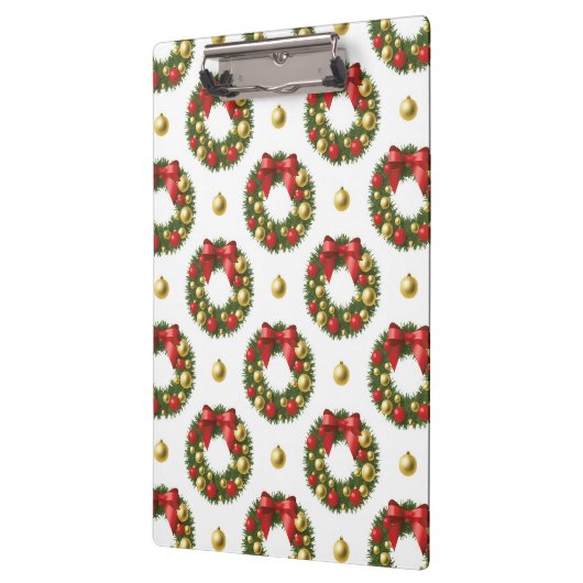 Weihnachtskränze Klemmbrett (Links)