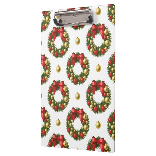 Weihnachtskränze Klemmbrett (Links)