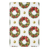 Weihnachtskränze Mini Klemmbrett (Rückseite)