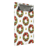 Weihnachtskränze Mini Klemmbrett (Schrägansicht)
