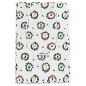 Weihnachtskränze Mittlere Geschenktüte (Vorderseite)