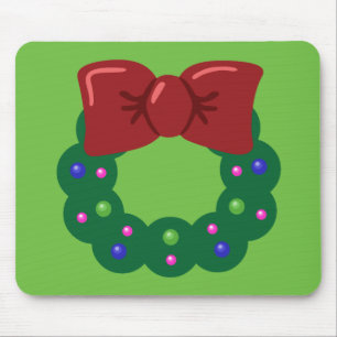 Weihnachtskränze Mousepad