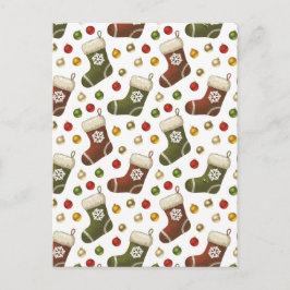 Weihnachtskränze Postkarte