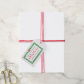 Weihnachtskränze Rahmen Feiertag Geschenkanhänger (Mit Garn)