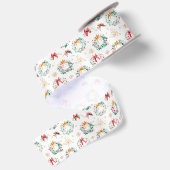 Weihnachtskränze Satinband (Rückseite)