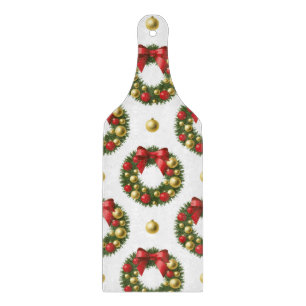 Weihnachtskränze Schneidebrett