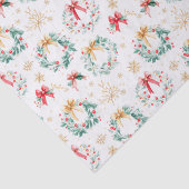 Weihnachtskränze Seidenpapier (Detail)
