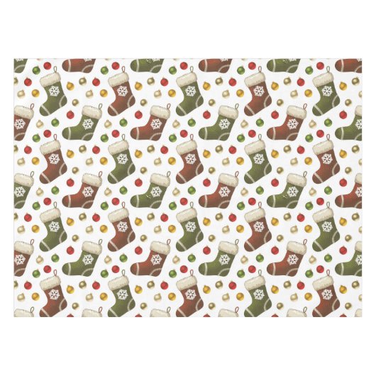 Weihnachtskränze Tischdecke (Vorderseite (Horizontal))