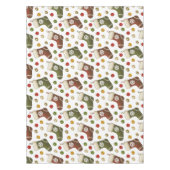 Weihnachtskränze Tischdecke (Vorderseite)