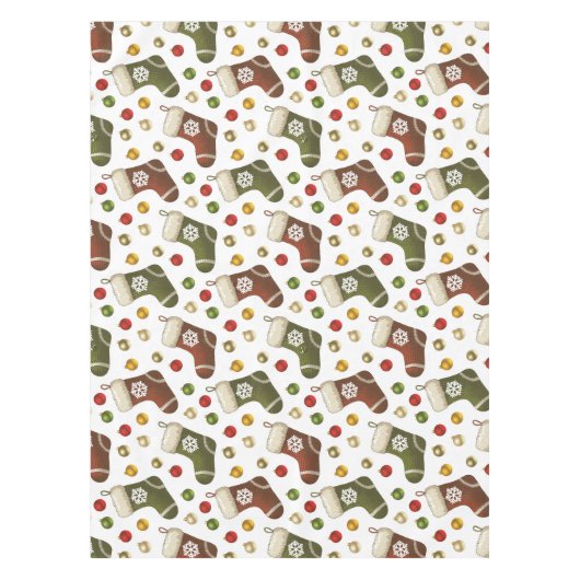 Weihnachtskränze Tischdecke (Vorderseite)