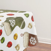 Weihnachtskränze Tischdecke (Beispiel)