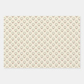 Weihnachtskränze und Ornamente Geschenkverpackungs Geschenkpapier Set (Vorderseite 2)