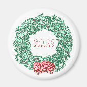 Weihnachtskranzmagnet Magnet (Vorne)
