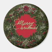 Weihnachtskranzmagnet Magnet (Vorne)