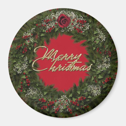 Weihnachtskranzmagnet Magnet (Vorne)