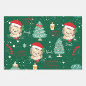 Weihnachtskraut Geschenkpapier Set (Vorderseite 3)