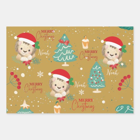 Weihnachtskraut Geschenkpapier Set (Vorderseite 2)