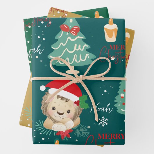 Weihnachtskraut Geschenkpapier Set (Beispiel)