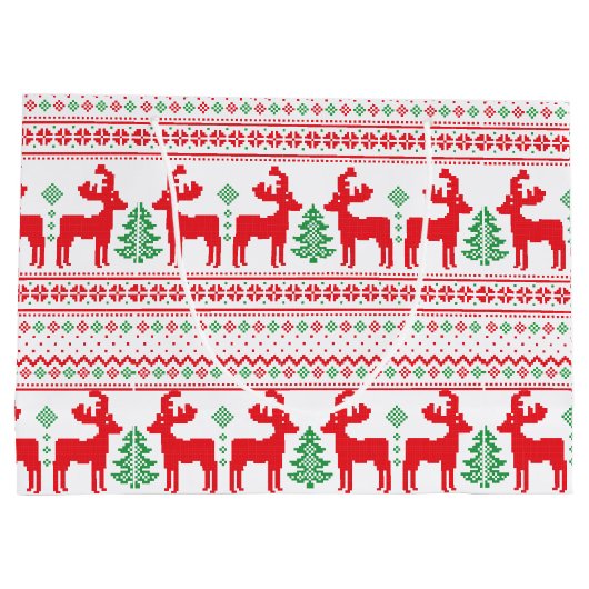 Weihnachtskraut Große Geschenktüte (Rückseite)