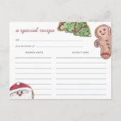 Weihnachtskraut im Wasser Rezept Postkarte (Vorderseite)