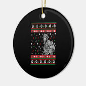 Weihnachtskraut Keramik Ornament (Links)