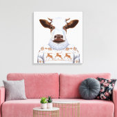 Weihnachtskraut Leinwanddruck (Insitu (Wohnzimmer))