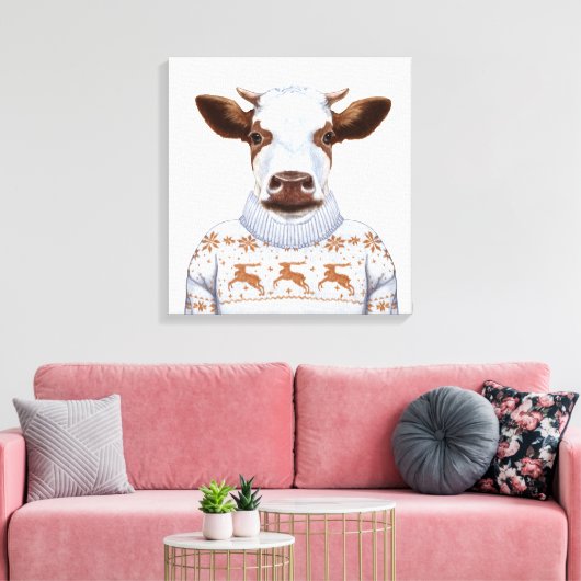 Weihnachtskraut Leinwanddruck (Insitu (Wohnzimmer))