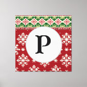 Weihnachtskraut Leinwanddruck (Vorderseite)