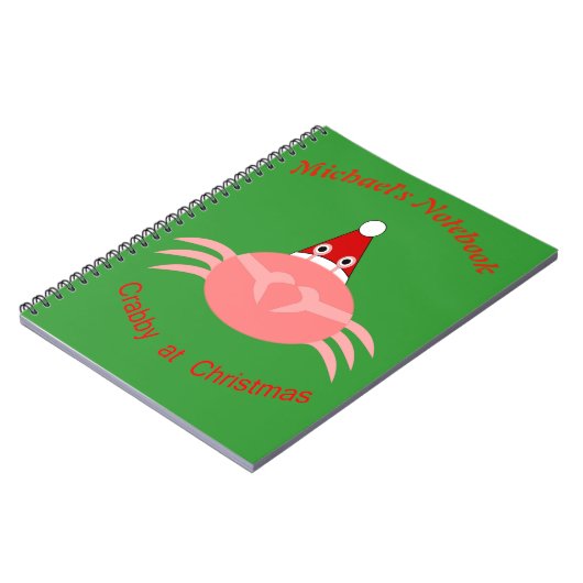 Weihnachtskraut-Notebook Notizblock (Linke Seite)