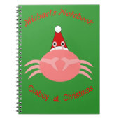 Weihnachtskraut-Notebook Notizblock (Vorderseite)