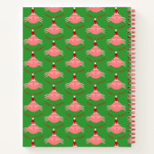 Weihnachtskraut-Notebook Notizblock (Rückseite)