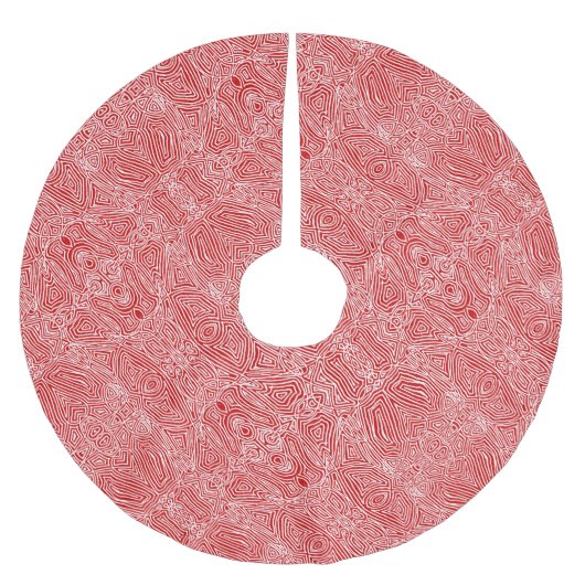 Weihnachtskraut Polster Tree Skirt Polyester Weihnachtsbaumdecke (Vorderseite)