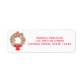 Weihnachtskraut-Rücksendeadresse (Vorne)