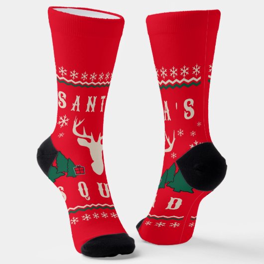 Weihnachtskraut Socken (Gewinkelt)