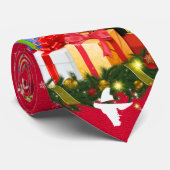 WeihnachtsKrawatte 01 Krawatte (Gerollt)