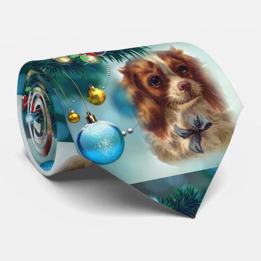 Weihnachtskrawatte, Frohe Weihnachten Krawatte (Gerollt)
