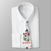 Weihnachtskrawatte, Schneemann Krawatte (Gebunden)