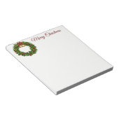 Weihnachtskreath Notepad Notizblock (angewinkelt)