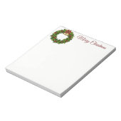 Weihnachtskreath Notepad Notizblock (Rotiert)