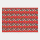 Weihnachtskreaturen  geschenkpapier set (Vorderseite 2)