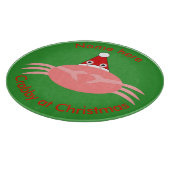 Weihnachtskrebs Custom Cutting Board Schneidebrett (Ecke)