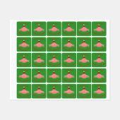 Weihnachtskrebs Custom Etiketten (Blatt)